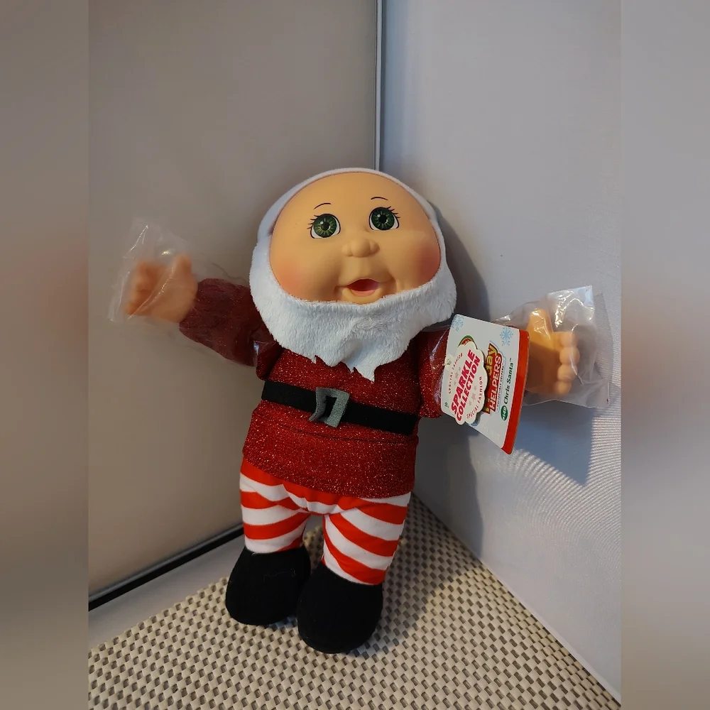 Cabbage Patch Kids Holiday Helpers Chris Santa #149 NWT Doll Sparkle Collection